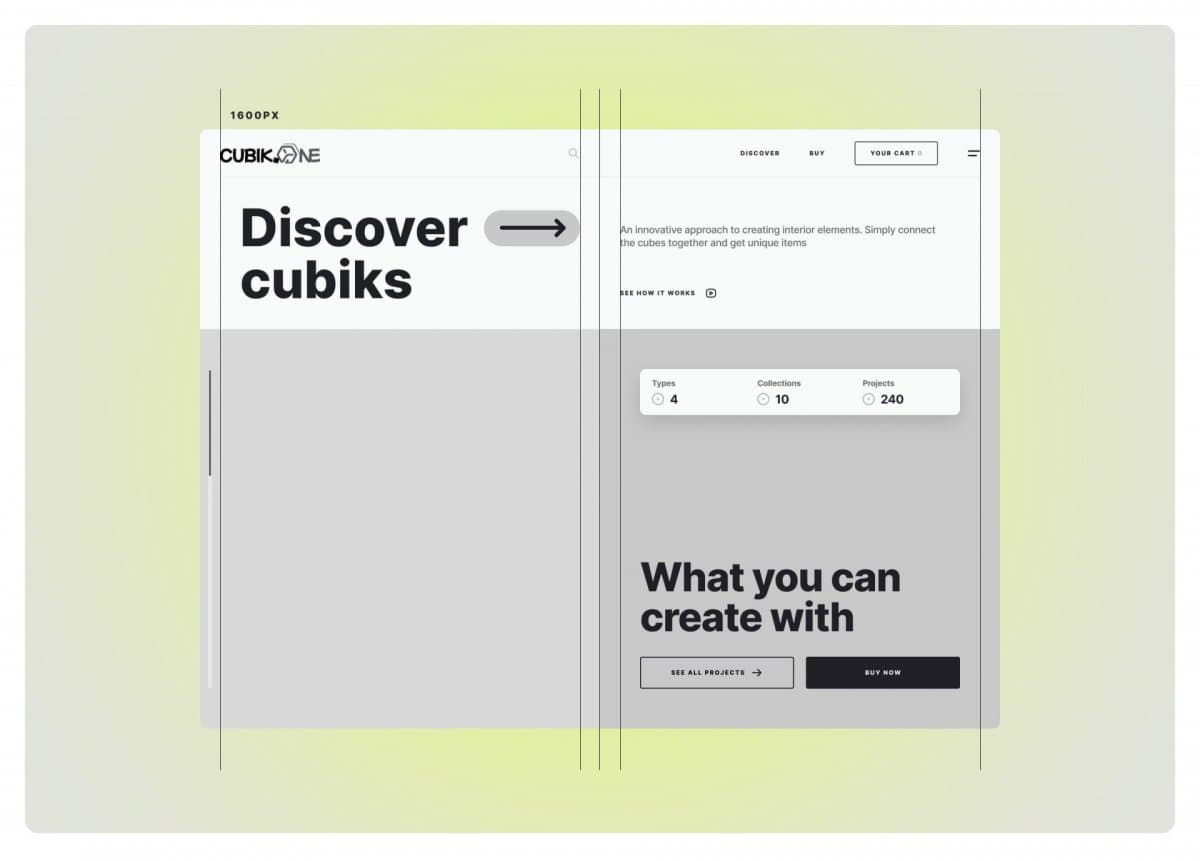 CUBIK.ONE — оформление заказа
