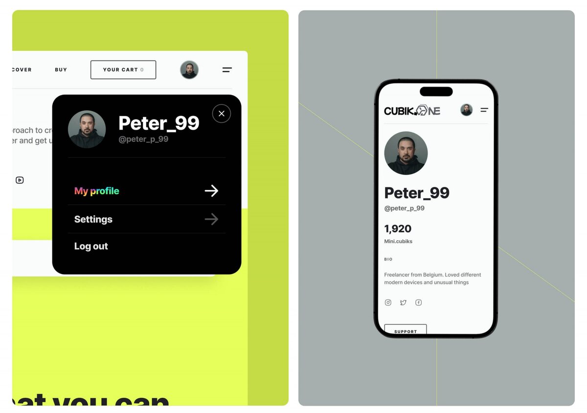 CUBIK.ONE - цифровая платформа модульного дизайна и e-commerce